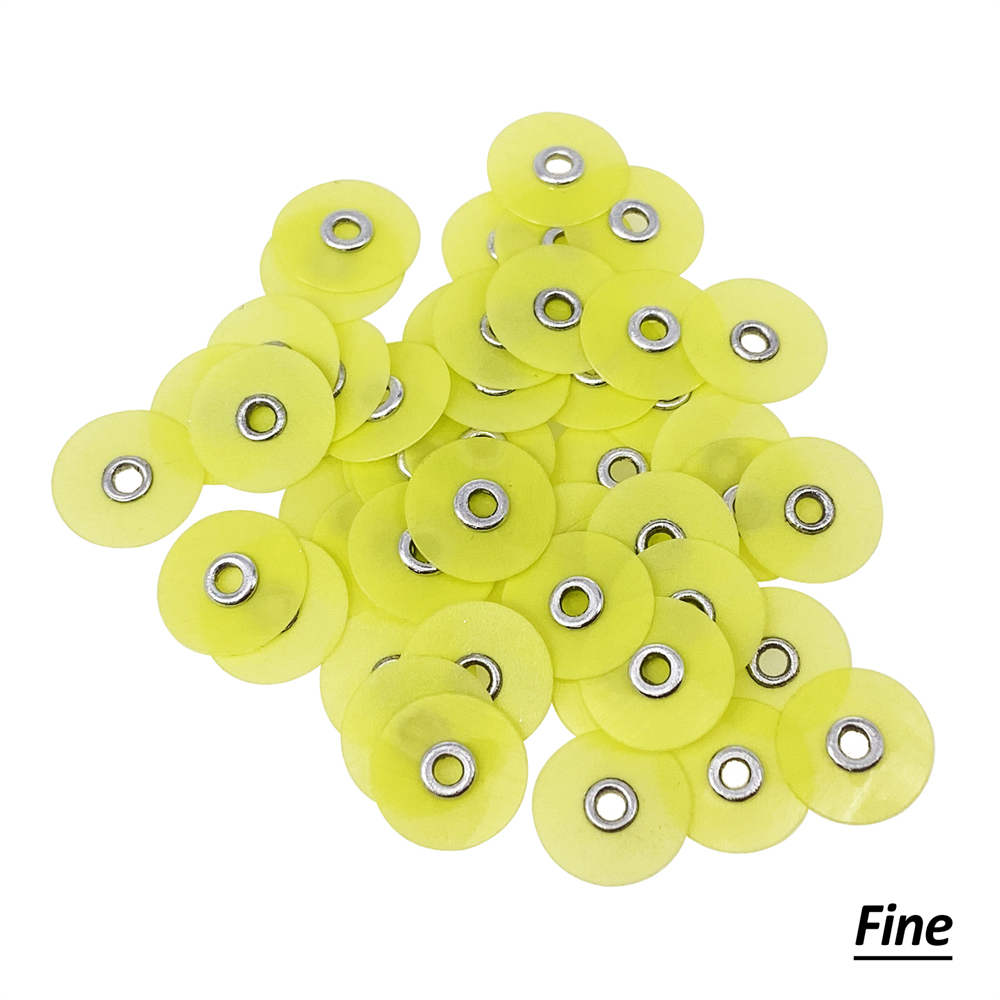 50pcs Dental  Contouring Polishing Finishing Discs 9.5/12/12.7/14/16mm