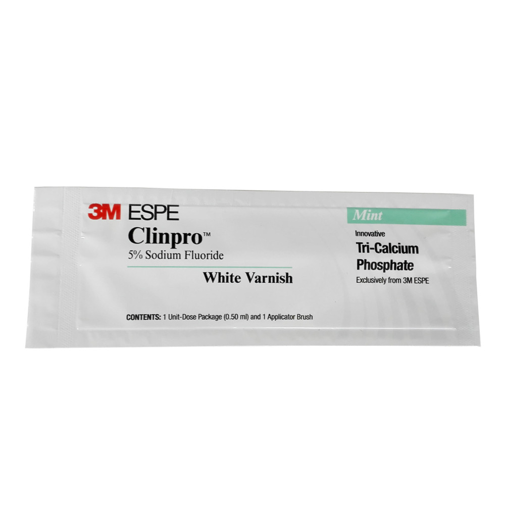 Dental 3M ESPE Clinpro 5% Sodium Fluoride White Varnish-Mint Flavor