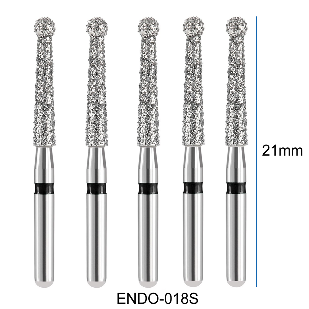 5Pcs Dental Diamond Burs Endo Access Bur Open Preparing Pulp Cavity Bur