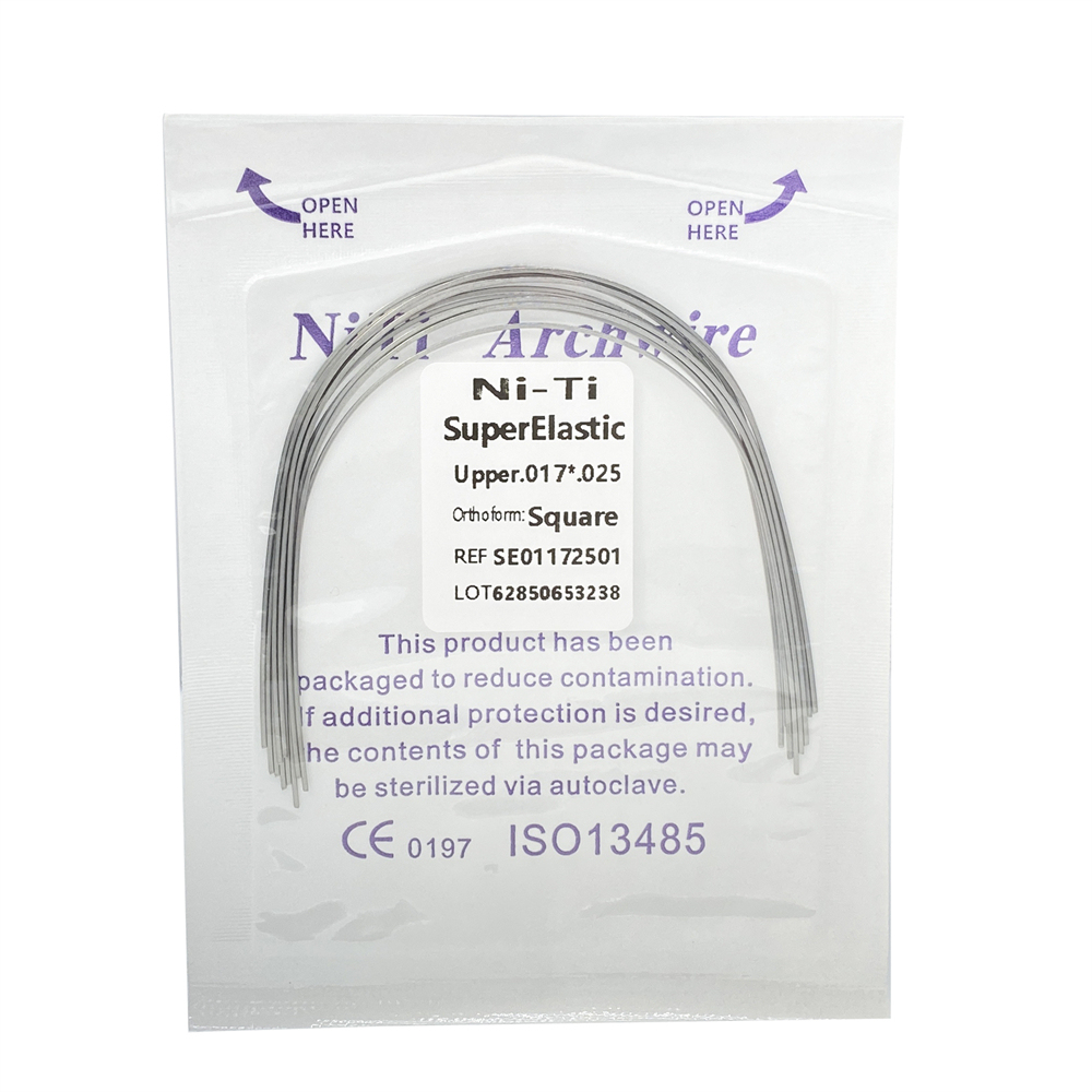 10Pcs Dental Orthodontic Stainless Steel/Niti Arch Wires Rectangular Wires
