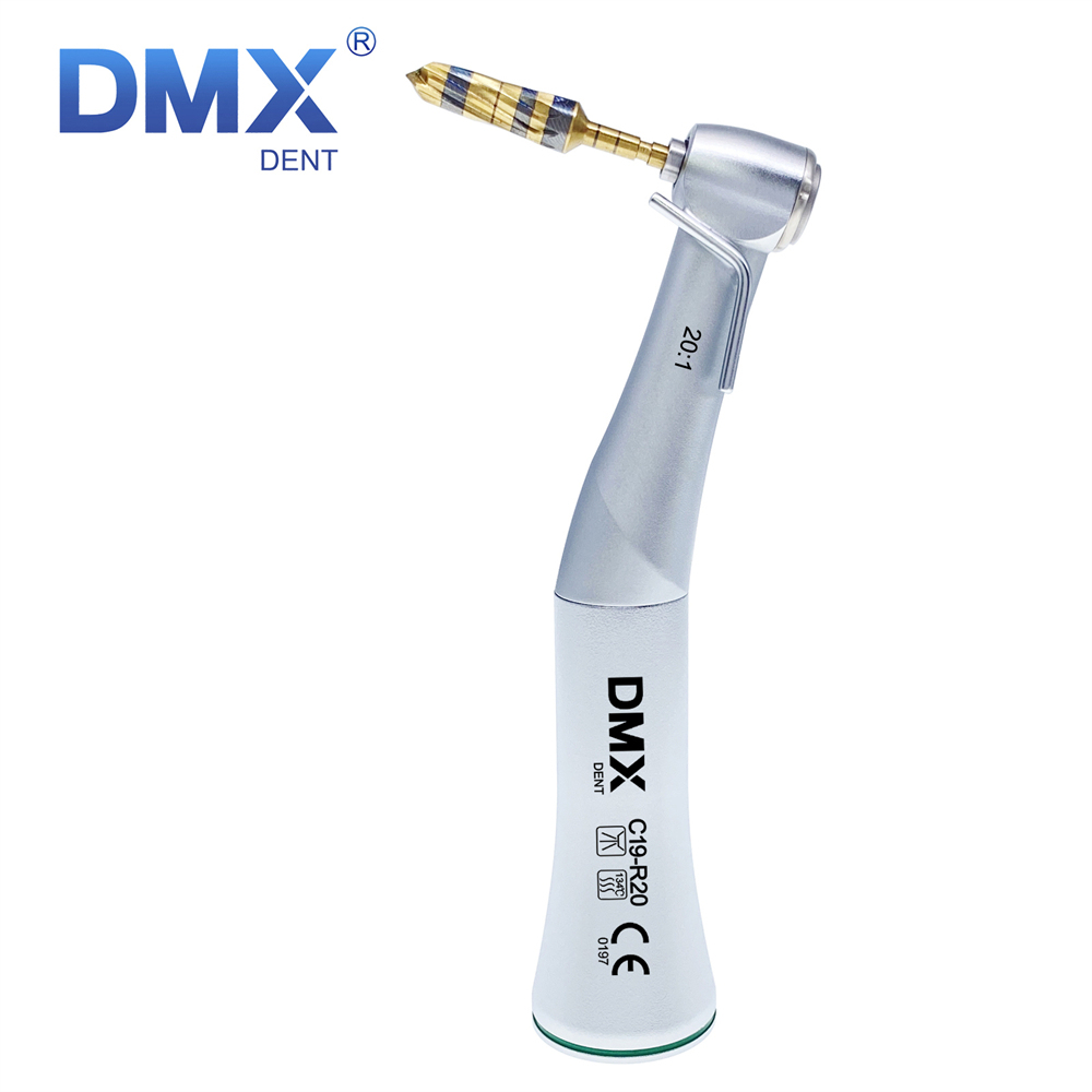DMXDENT Dental Implant Surgical 20:1 Reduction Contra Angle Low Speed Handpiece