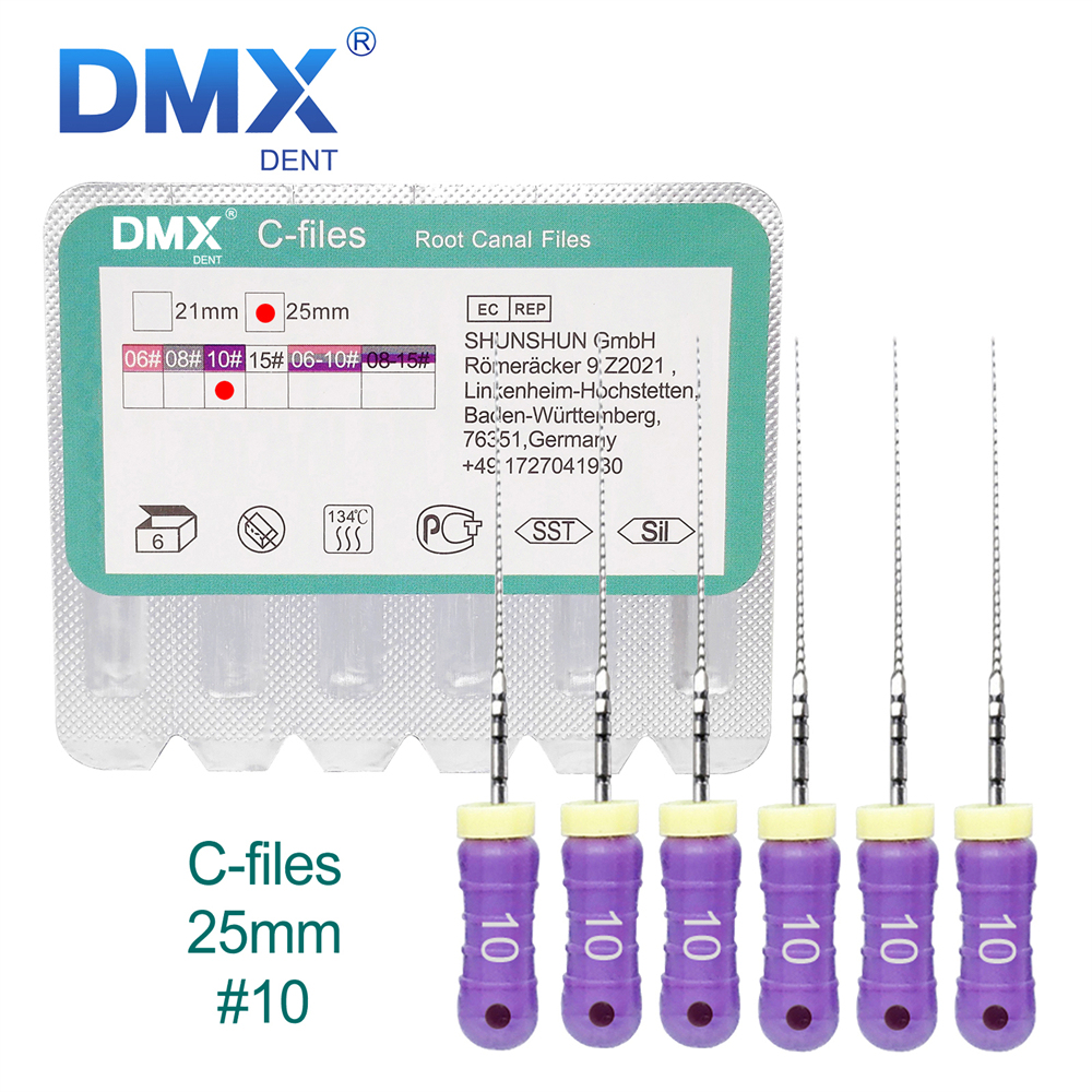 DMXDENT Dental Endodontics C Files Hand Use File for Root Canal