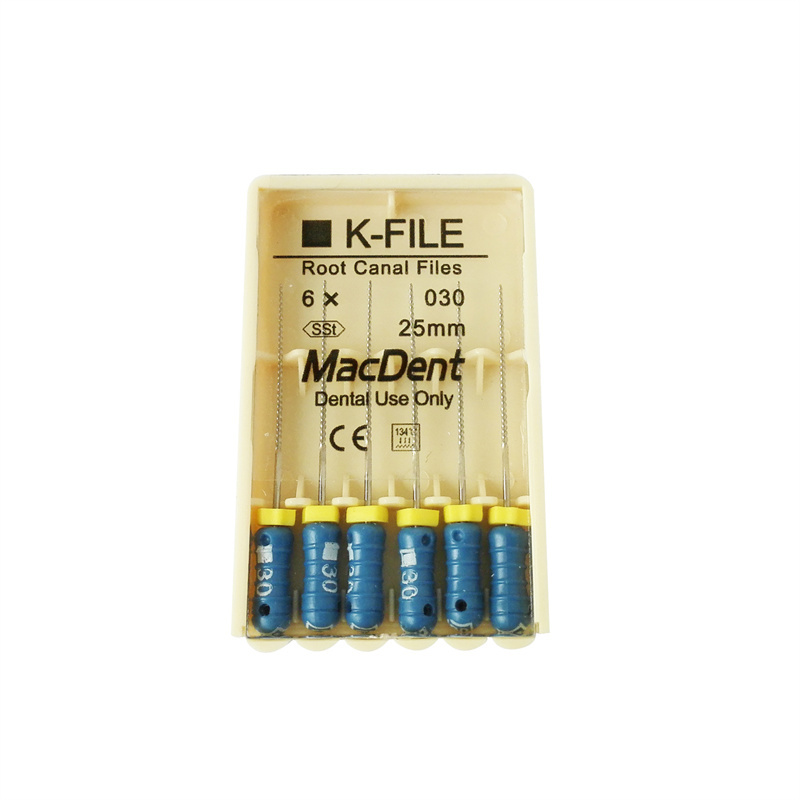 Macdent Dental Endo Endodontics Hand Use Root Canal K-File + Free Gift