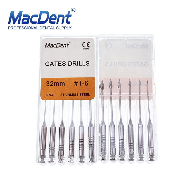 Macdent Gates Drill Dental Endodontic Root Canal Files 28mm/32mm