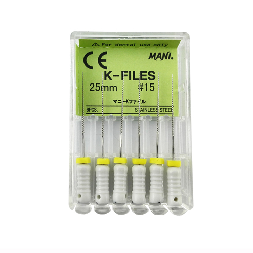 Dental Endodontic MANI Stainless Steel Hand Use Root Canal K-File