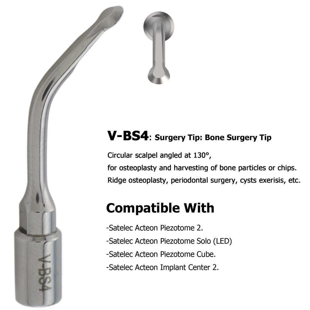 Dental ACTEON Piezotome 2 Cube Ultrasonic Surgery Tips Satelec Piezo Scaler Tips