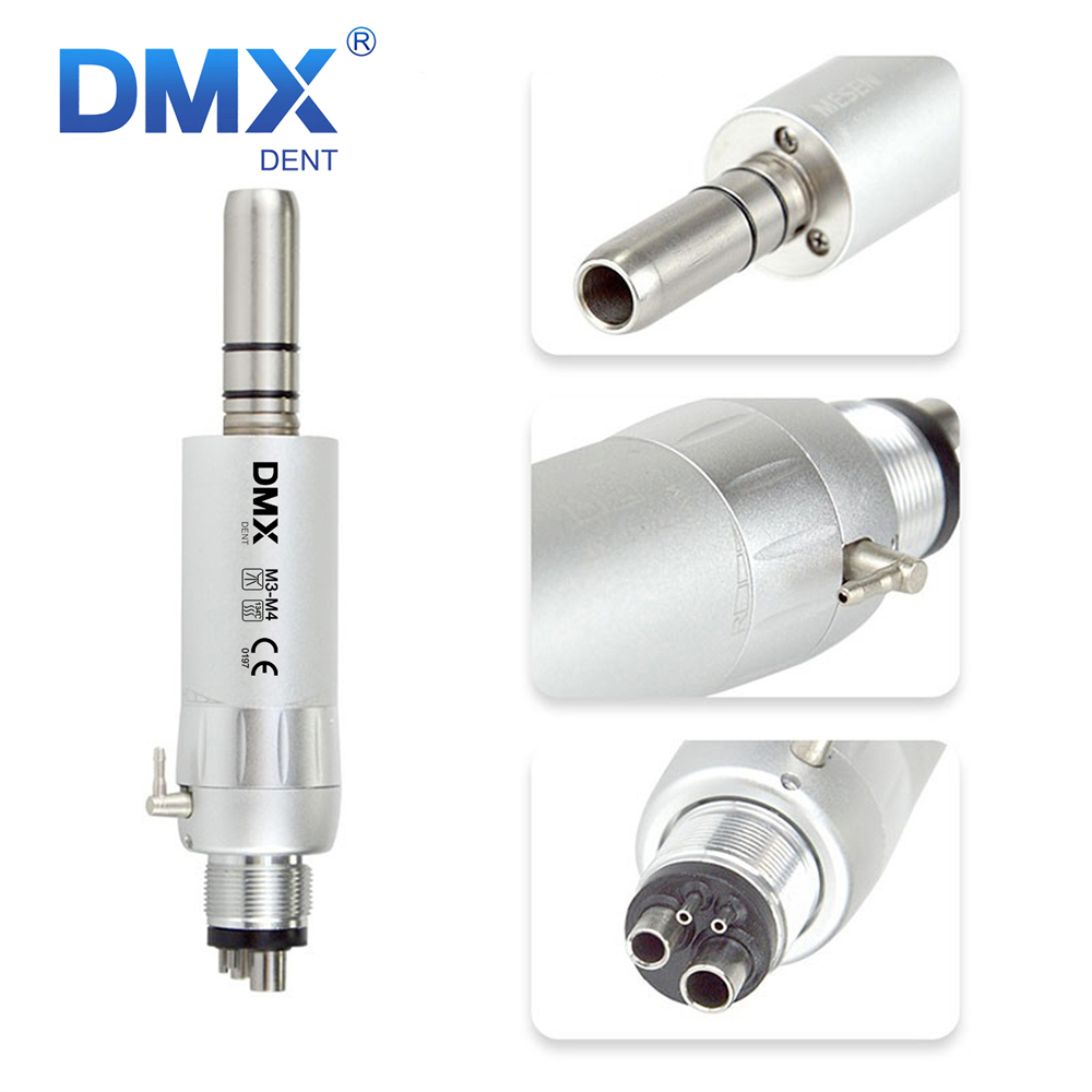 DMXDENT Dental Straight Contra Angle Air Motor Slow Low Speed Handpiece Set Kit