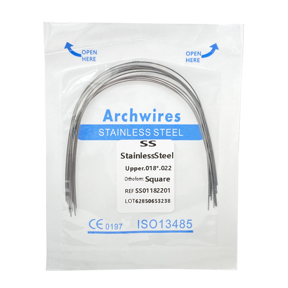 10Pcs Dental Orthodontic Stainless Steel/Niti Arch Wires Rectangular Wires