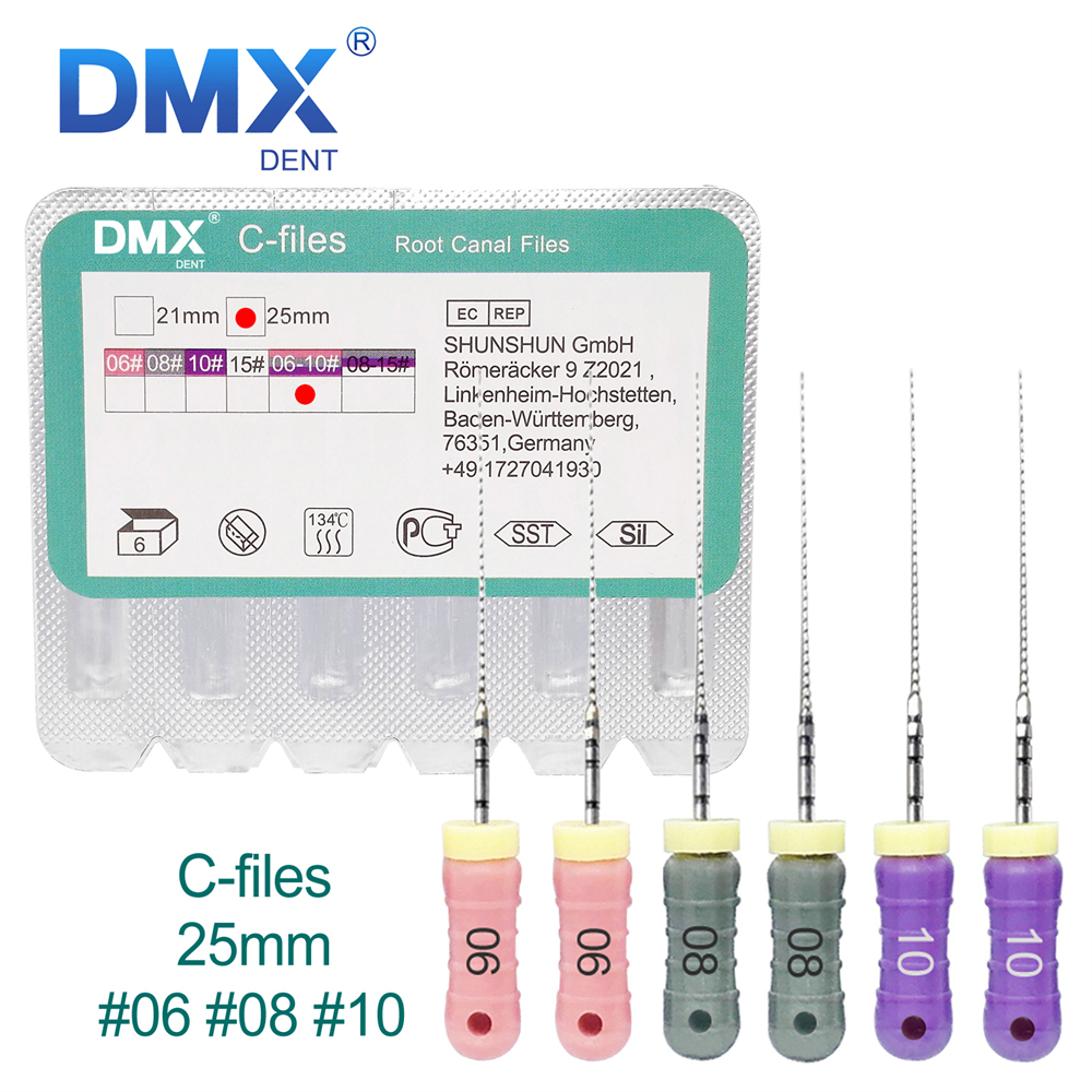 DMXDENT Dental Endodontics C Files Hand Use File for Root Canal