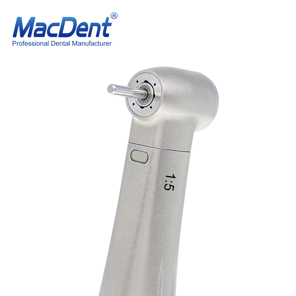 MacDent MX-95LS Dental 1:5 Increasing Fiber Optic Contra Angle Handpiece Fit NSK Ti Max X95L