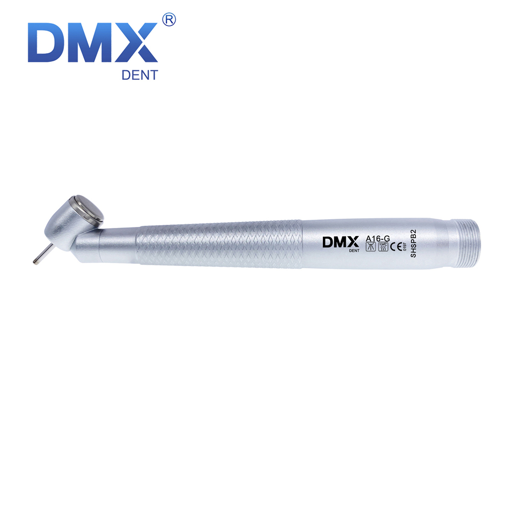 DMXDENT Dental 45° Degree Surgical High Speed Handpiece Push Button 2/4Hole