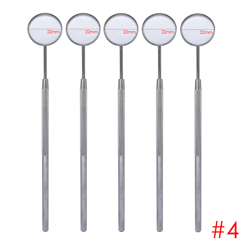 #4 #5 Dental Mouth Mirror and Handle For Teeth's ENT Dental Instruments