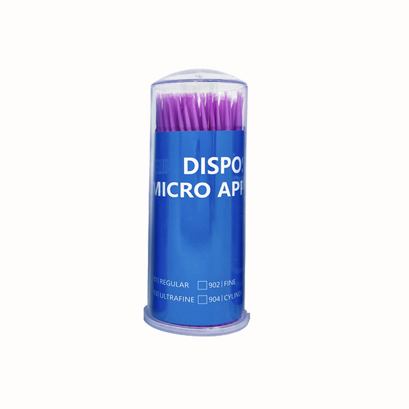 Disposable Micro Applicator Dental Use Bendable Brush 100pcs 4colors