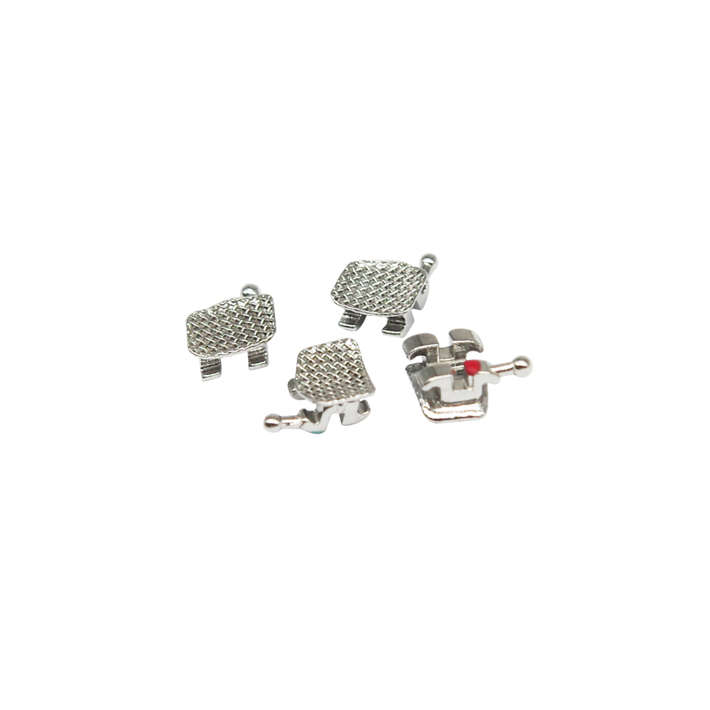 MacDent Dental Orthodontic Brackets Brace Mesh Base Metal FDA
