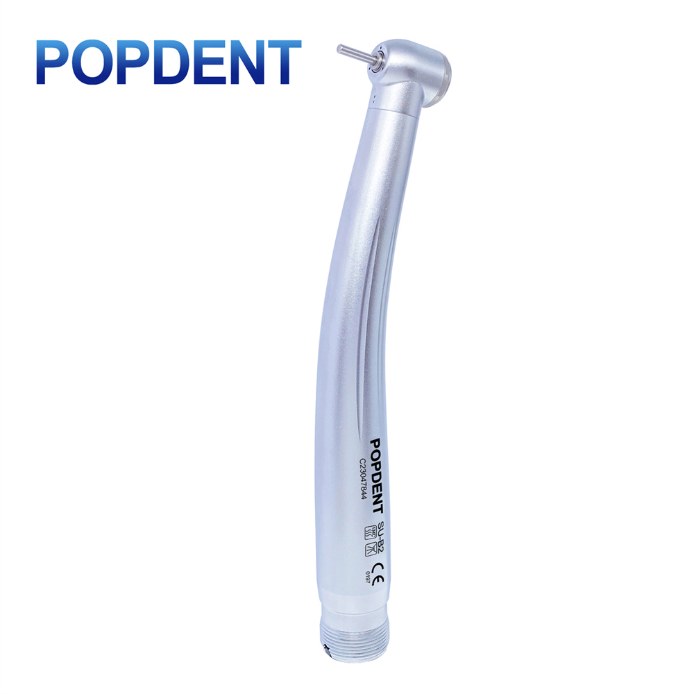 POPDENT Dental High Speed Handpiece Push Button 2/4 Holes Air Turbine