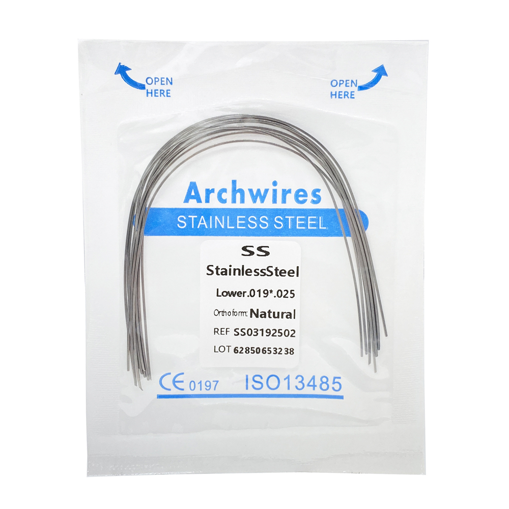 10Pcs Dental Orthodontic Stainless Steel/Niti Arch Wires Rectangular Wires