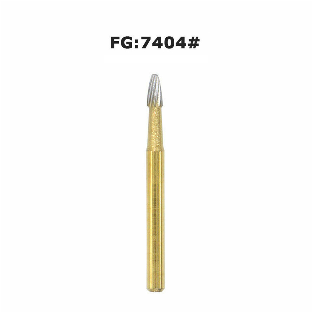 10 Pcs Dental Carbide Trimming & Finishing Burs FG7404/7406/7408/7901/7902/7903