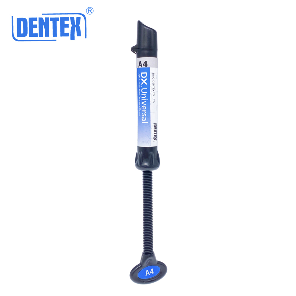 Dentex DX.Universal Dental Light Cure Composite Resin A4 Shade 4g/Syringe