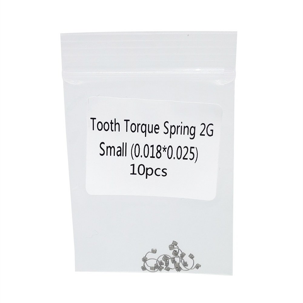 10 Pcs/Pack Dental Orthodontic Anterior Tooth Torque Springs Rectangular 12 Size
