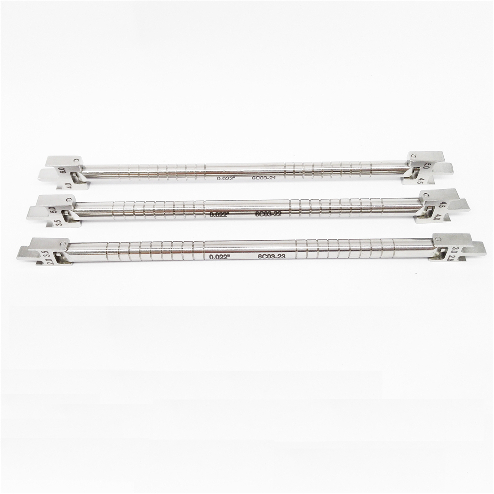 Dental Bracket Positioning Movable Head Height Gauge Orthodontic Instruments