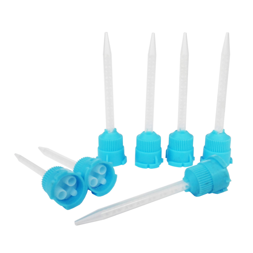 Dental Impression Mixing Tips 1:1 Blue Color