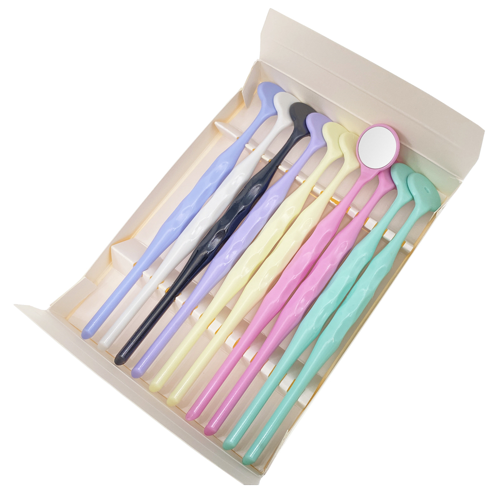 10pcs Dental Premium Mouth Mirrors Front Surface Double Single Sided