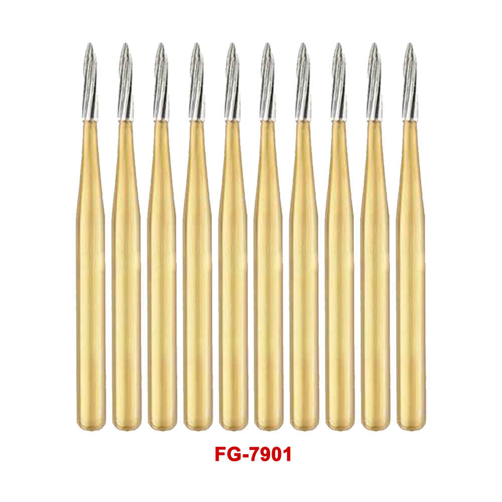 10Pcs DMXDENT Dental Trimming&Finishing  Tungsten Carbide Burs FG7404/7408/7803/7901/Endo-Z/Zekrya