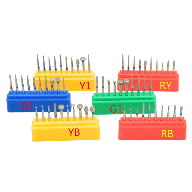Dental Diamond Burs for Teeth Porcelain Ceramics/Composite Polishing 1.6mm