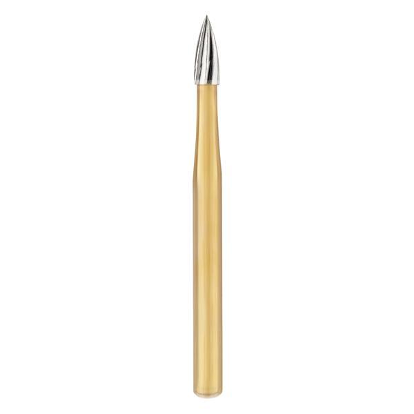 Dental FG7104 / FG7106 / FG7108 Carbide Burs Flame Shape For High Speed Handpiece