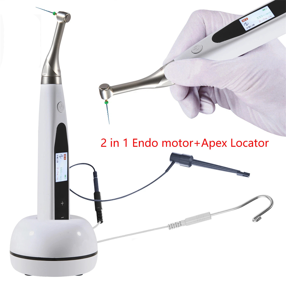 Woodpecker Style 2 in 1 Wireless Dental Endo Motor Reciprocating & Apex Locator / PT-Blue Files