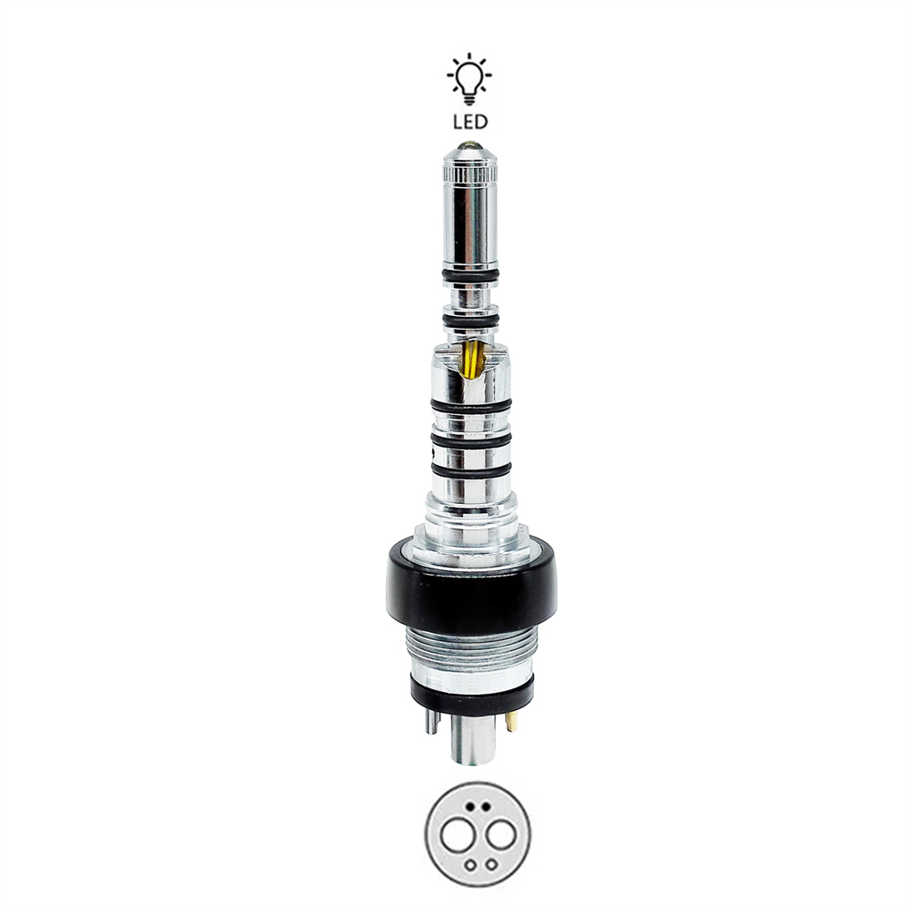 Dental Fiber Optic/Non-Fiber Optic Quick Coupler Coupling 2/4/6Hole Fit Kavo High Speed Handpiece