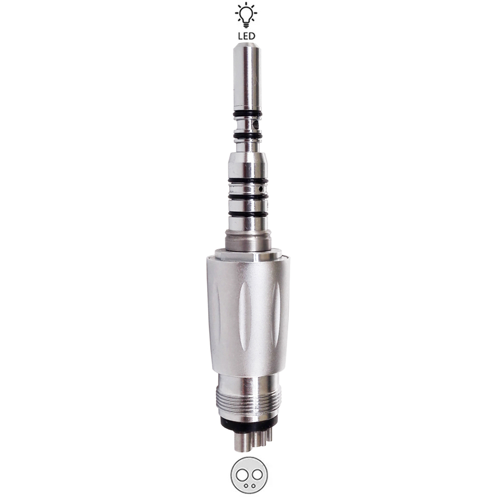 Dental Fiber Optic/Non-Fiber Optic Quick Coupler Coupling 2/4/6Hole Fit Kavo High Speed Handpiece