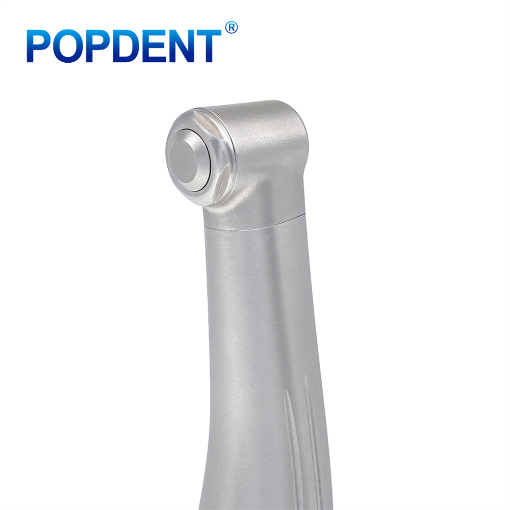POPDENT Dental 1:1 Fiber Otic/Non Fiber Optic Contra Angle Handpiece Inner/External Water