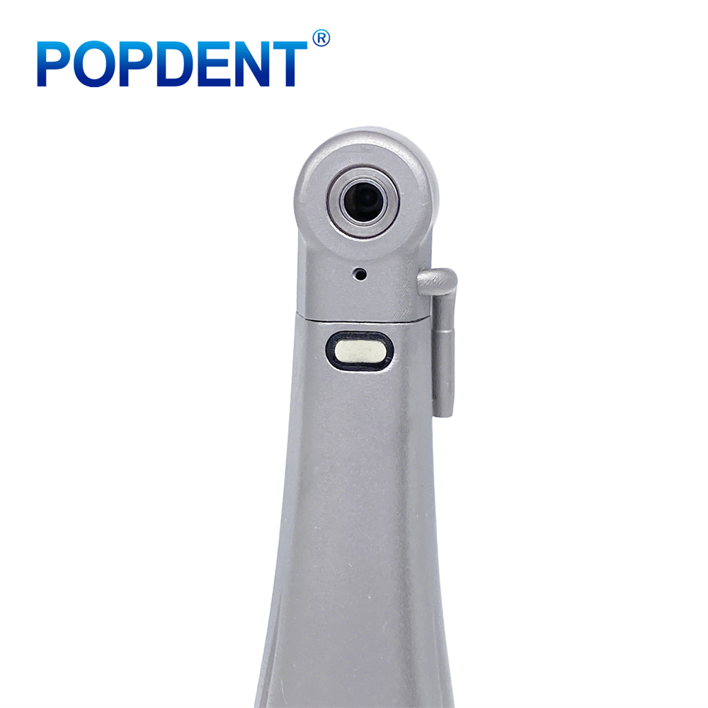 POPDENT Dental 1:1 Fiber Otic/Non Fiber Optic Contra Angle Handpiece Inner/External Water