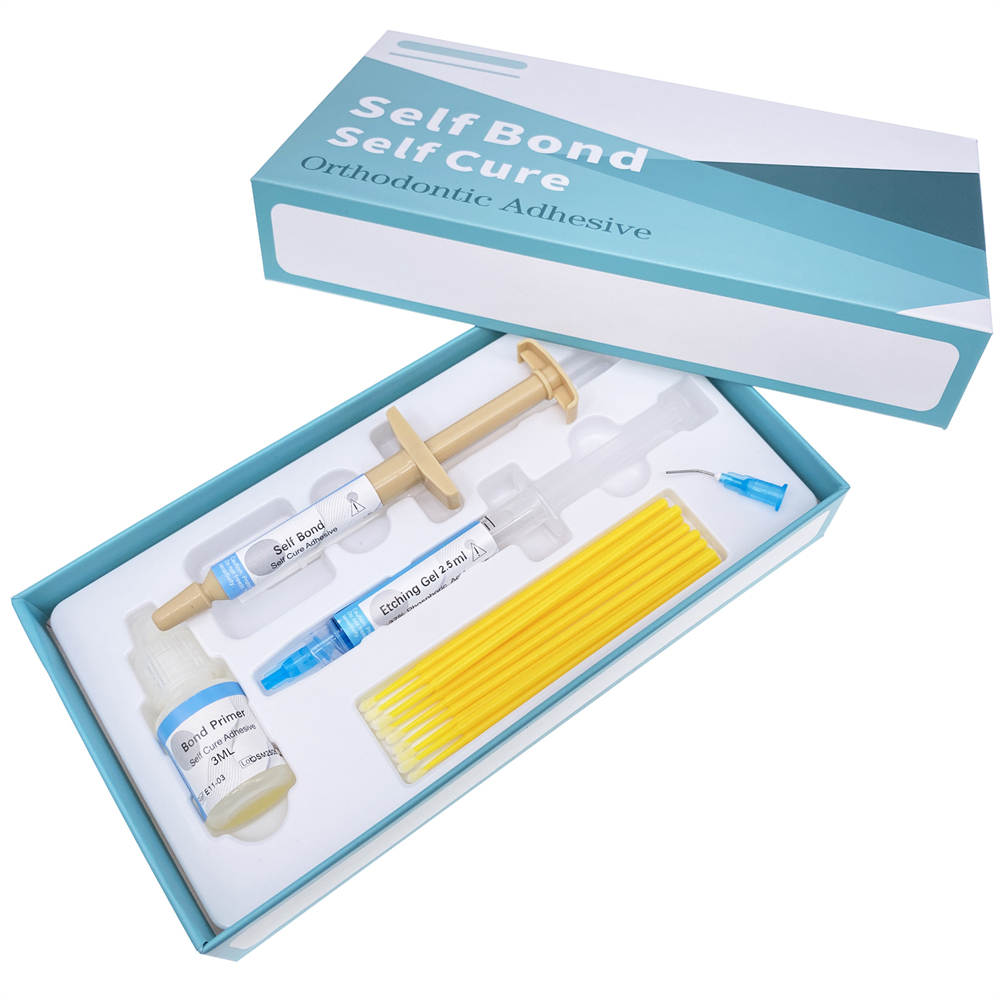 Dental Self Bond Self Cure Orthodontic Adhesive Kit Bonding Primer Etch Gel