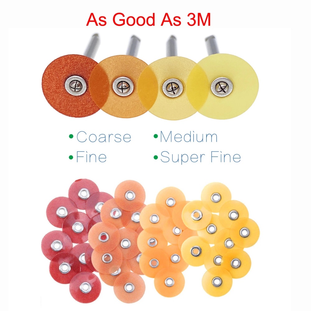 2381 Sof-Lex Dental Countouring and Polishing Discs in all sizes 3/8" 9.5 mm