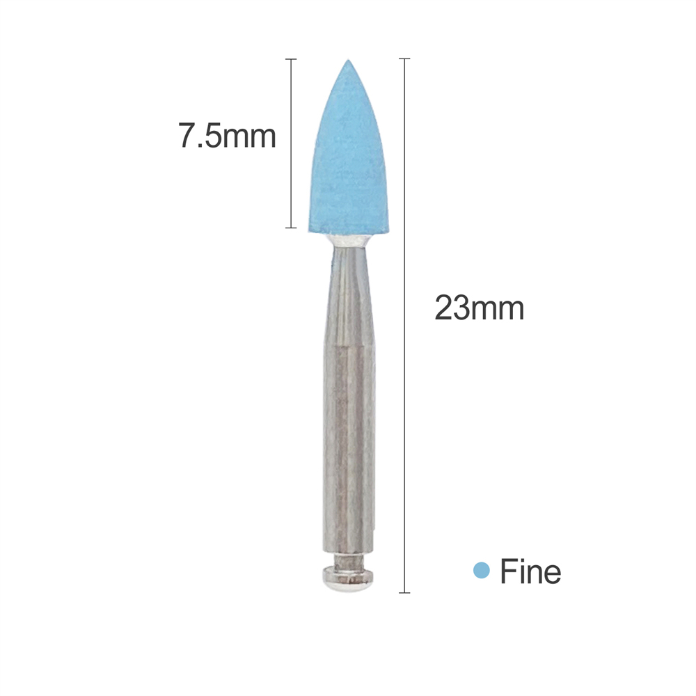 10pcs Dental Composite Polishing Finishing Burs Silicone Polishers RA 2.35mm