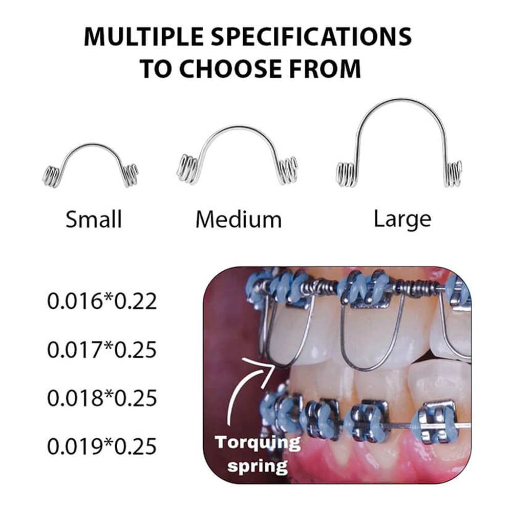 Torque Spring Plank 10 Pcs/Pack Dental Orthodontic Anterior Tooth Torque Springs ...