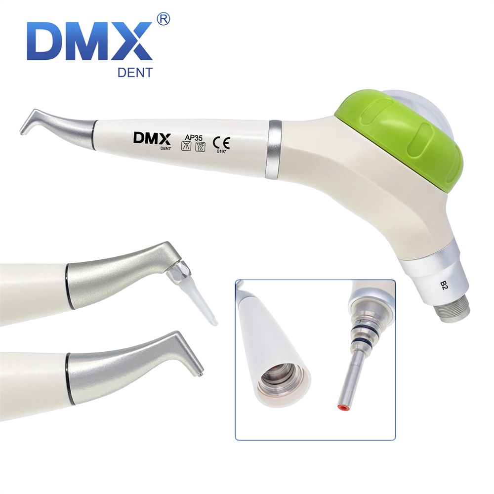 DMXDENT Dental Air Prophy Unit Teeth Polishing Nozzle Polisher Air Flow Jet Handpiece