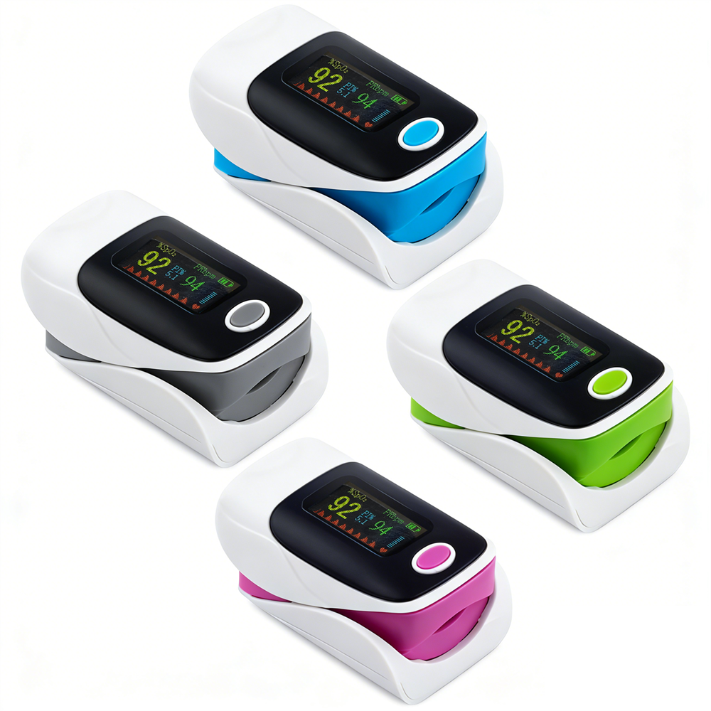 OLED Fingertip Pulse Oximeter Blood Oxygen SpO2 PR PI Heart Rate Monitor FDA CE