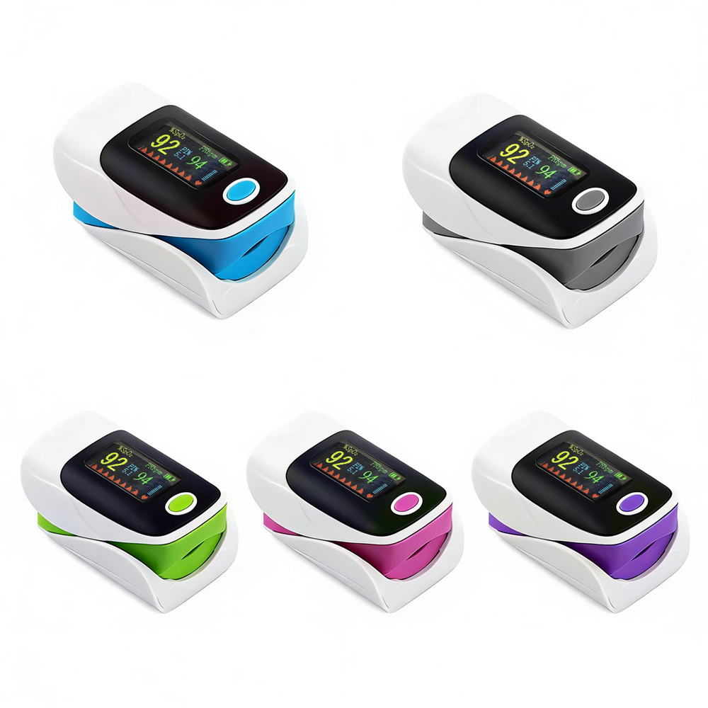 OLED Fingertip Pulse Oximeter Blood Oxygen SpO2 PR PI Heart Rate Monitor FDA CE