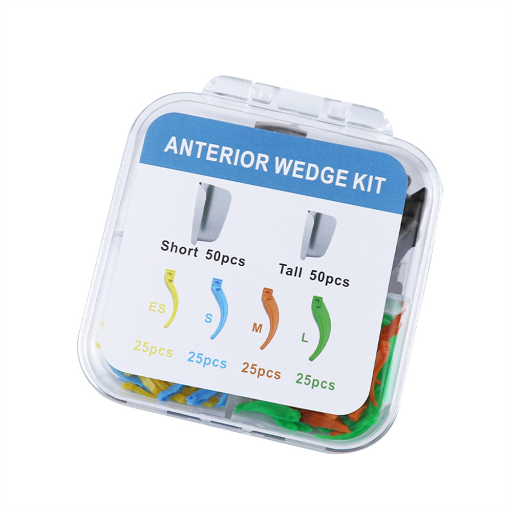 200Pcs Dental Supplies Anterior Matrix System Wedge Matrix Bands Interdental