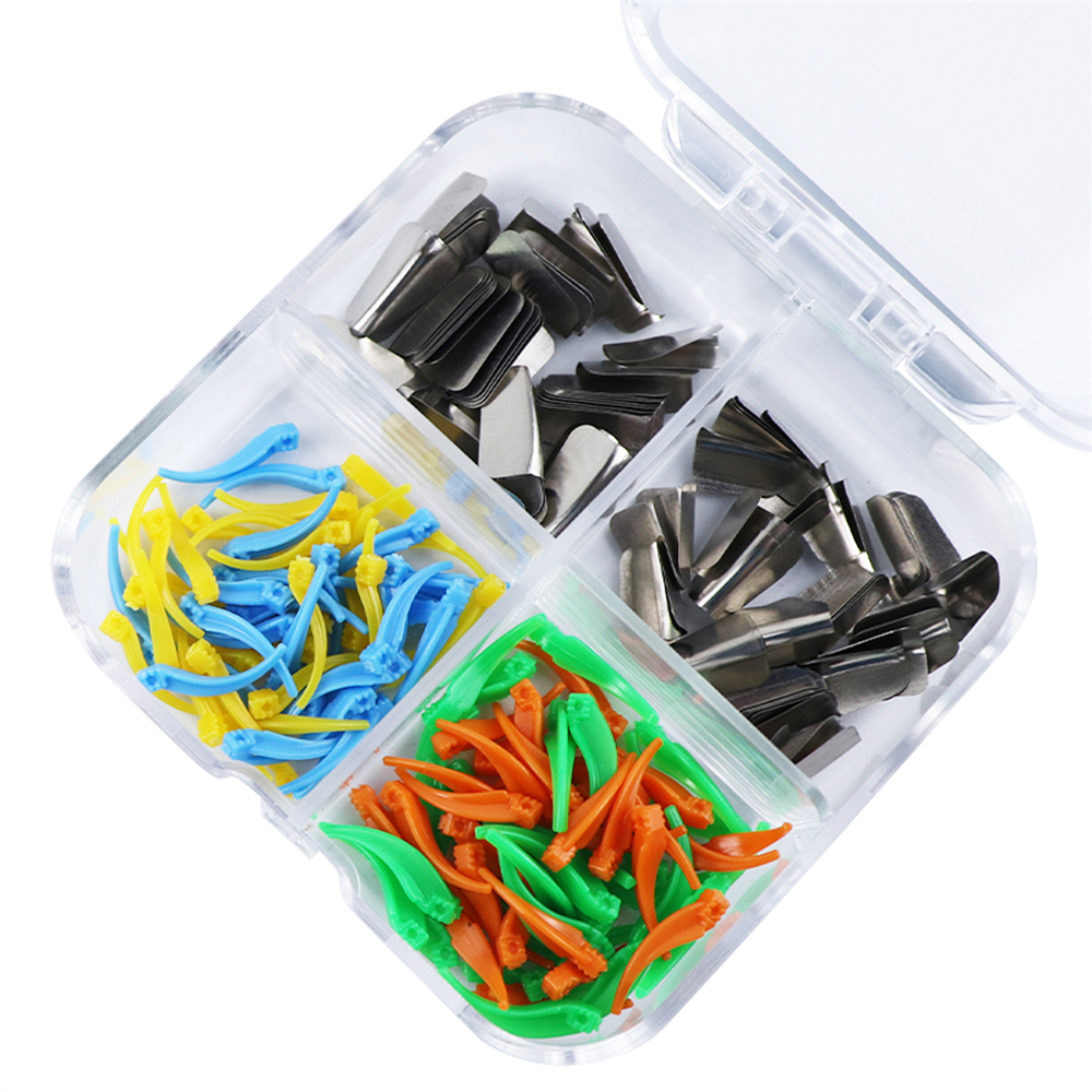 200Pcs Dental Supplies Anterior Matrix System Wedge Matrix Bands Interdental