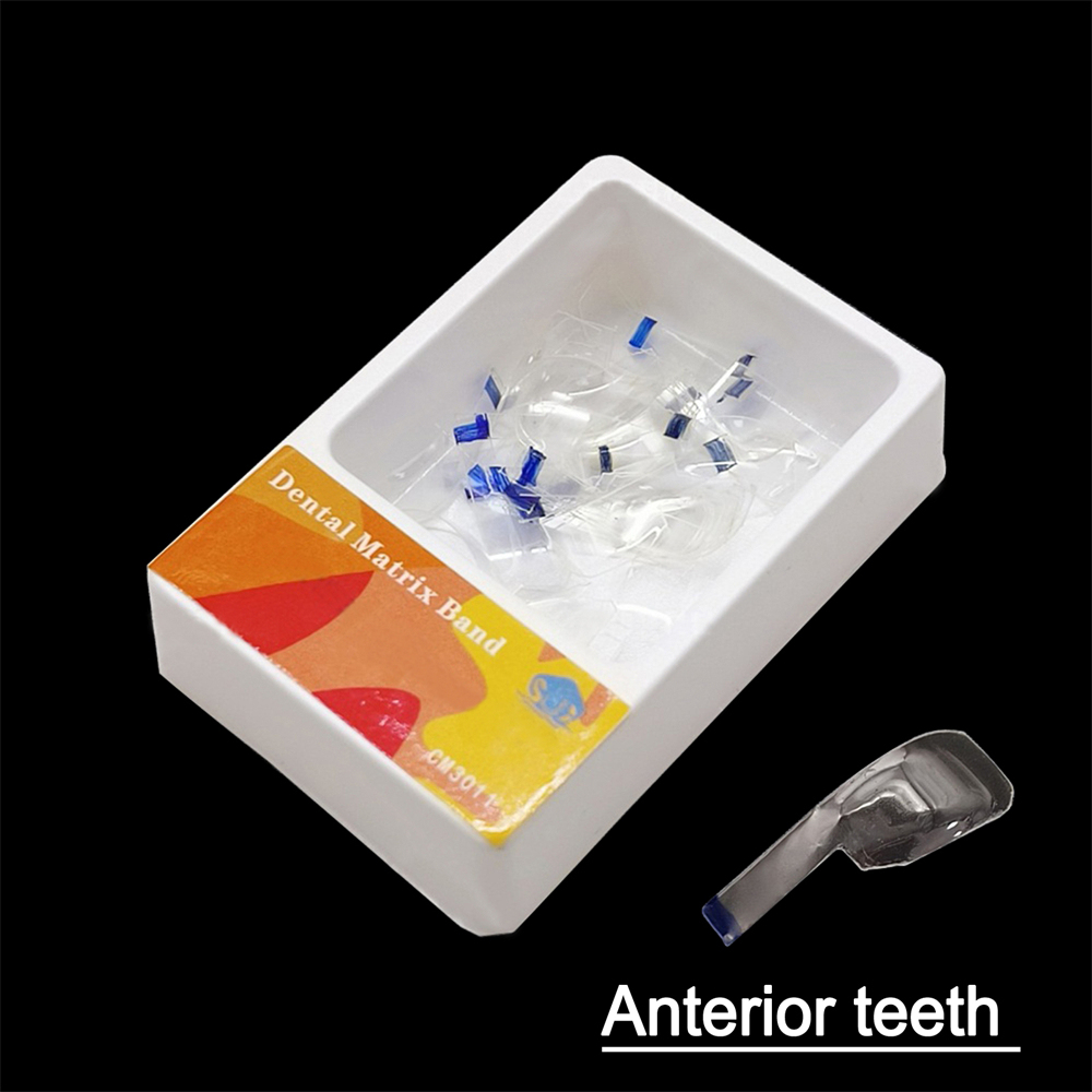 30Pcs Dental Clear Sectional Contoured Matrices Matrix for Anterior/Posterior