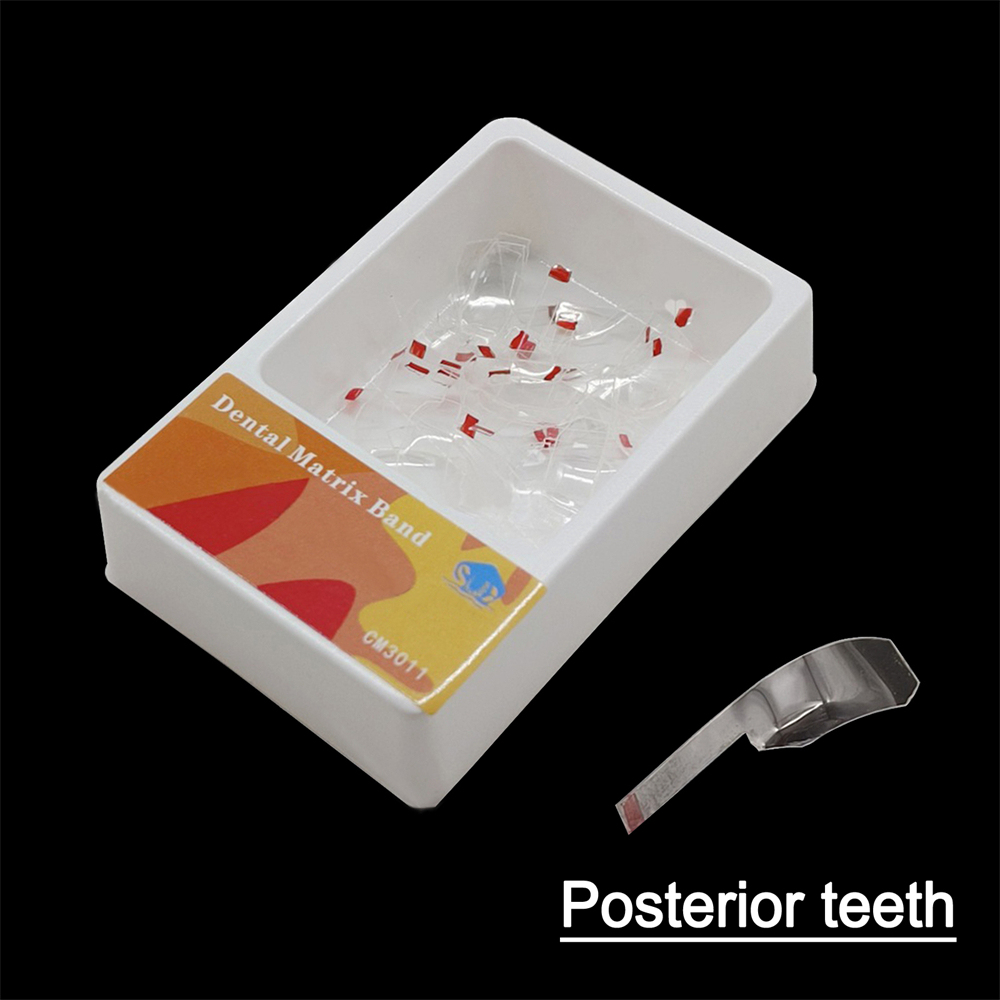 30Pcs Dental Clear Sectional Contoured Matrices Matrix for Anterior/Posterior