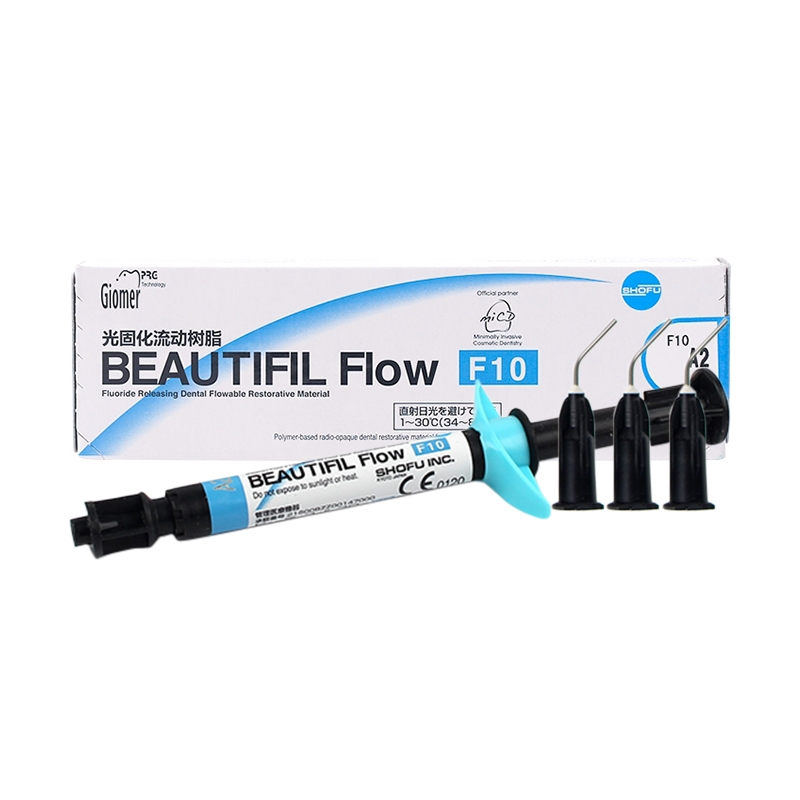 SHOFU BEAUTIFIL FLOW F10 Dental High Flow Composite Syringe 2g