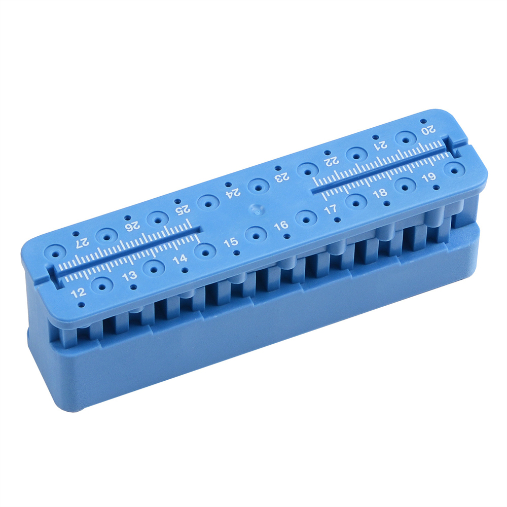 Dental Endo Measuring Block Endodontic File Holder Measuring Ruler Autoclavable