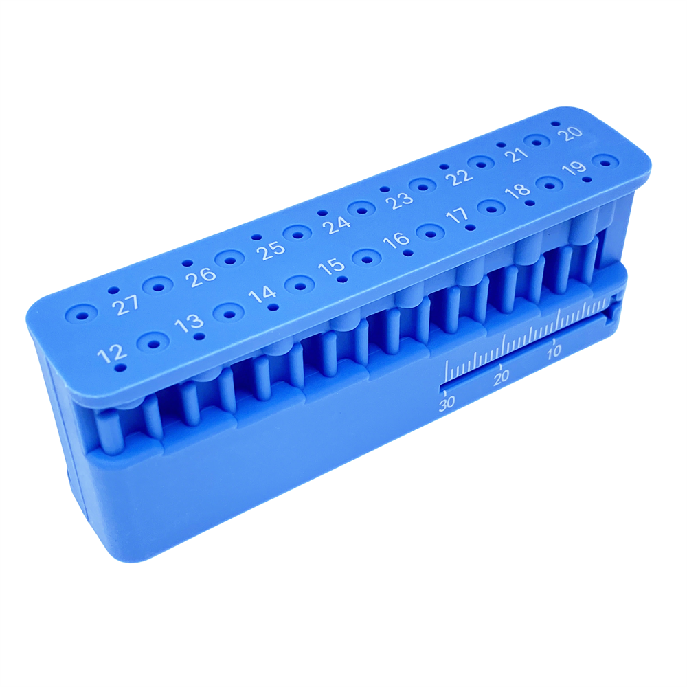 Dental Endo Measuring Block Endodontic File Holder Measuring Ruler Autoclavable