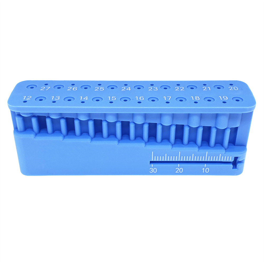 Dental Endo Measuring Block Endodontic File Holder Measuring Ruler Autoclavable