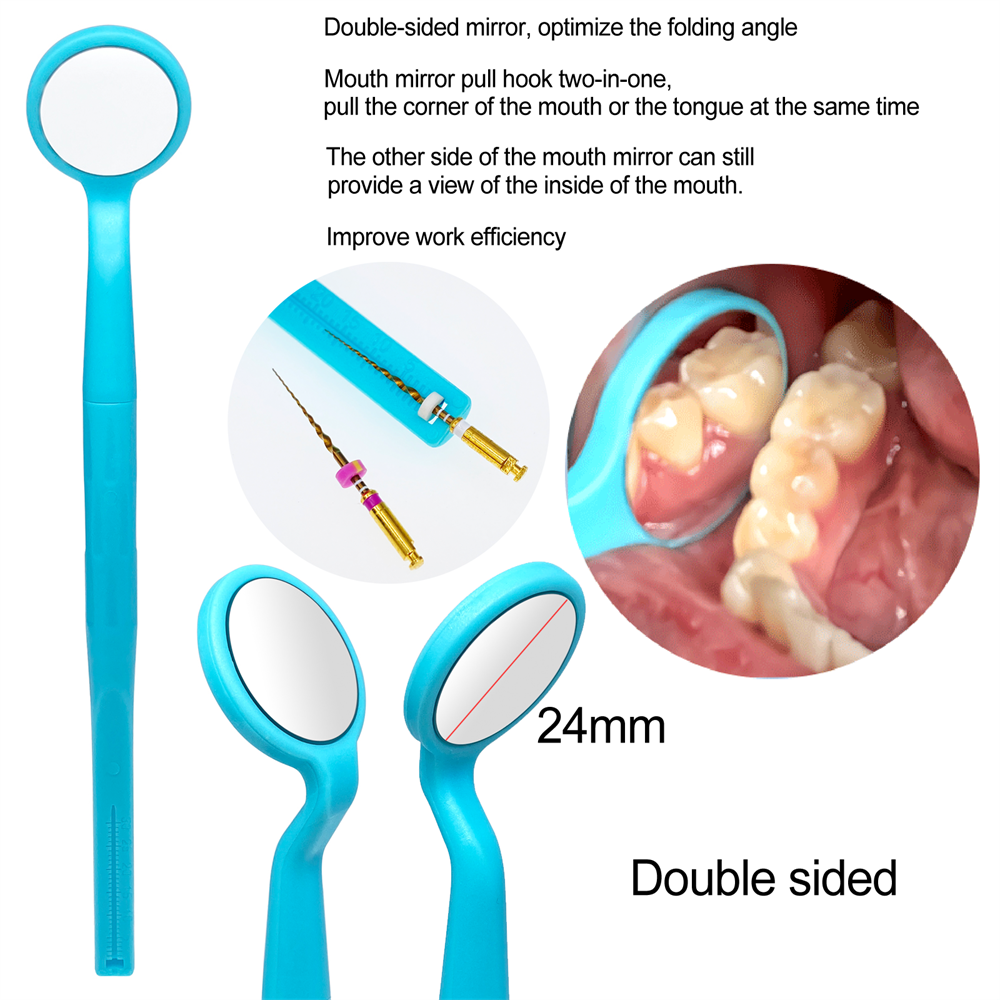 5PCS Dental Single/Double Sided Anti-fog Mouth Mirror Oral Mirrors